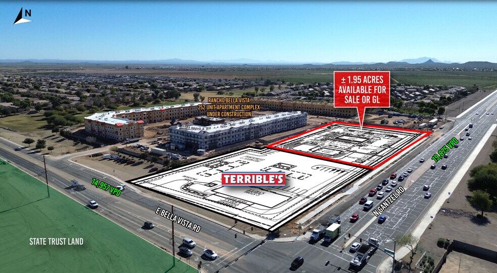 Primary Photo Of SEC Bella Vista & Gantzel Rd, San Tan Valley Land For Sale