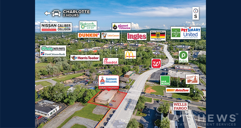 More Photos Of 320 S Main St, Hendersonville General Retail For Sale