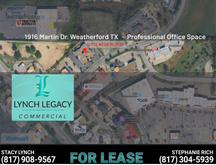 More Photos Of 1916 Martin Dr, Weatherford Office For Lease