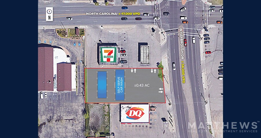 Primary Photo Of 599 N Yarbrough Dr, El Paso Land For Lease