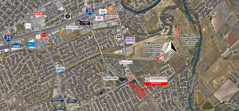More Photos Of 2072 FM 725, New Braunfels Land For Sale
