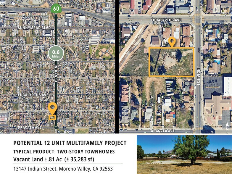 Primary Photo Of 13147 Indian st, Moreno Valley Land For Sale