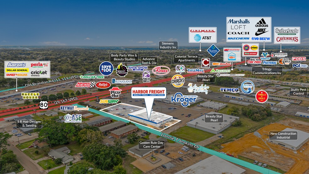 More Photos Of 3100 Hwy 80 E, Pearl General Retail For Sale