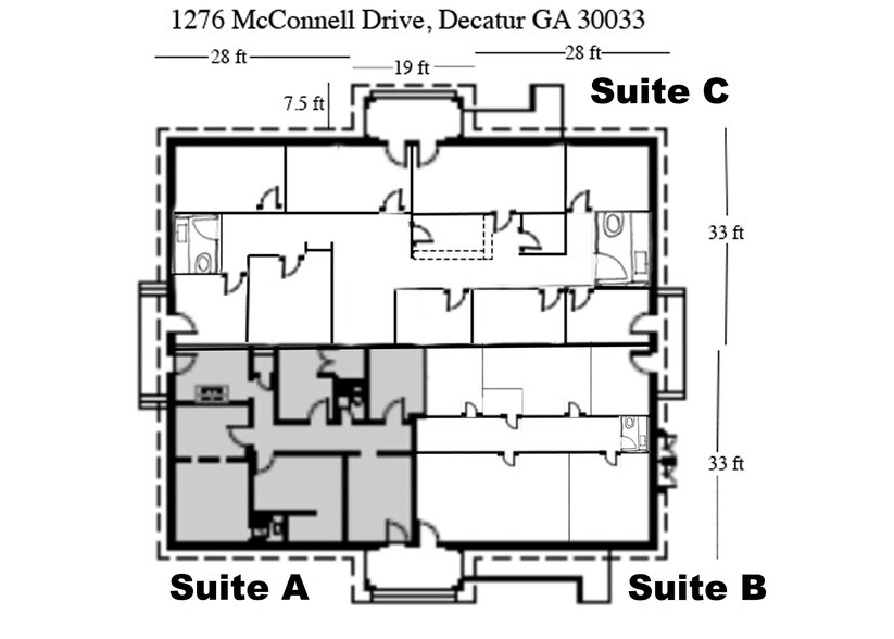 More Photos Of 1276 Mcconnell Dr, Decatur Medical For Lease