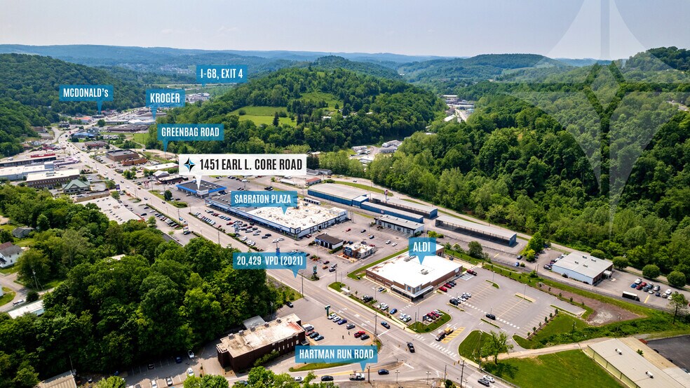 More Photos Of 1451 Earl L Core Rd, Morgantown Storefront Retail Office For Lease