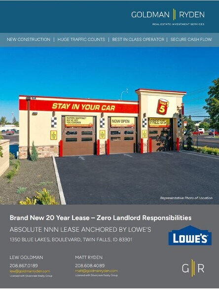 More Photos Of 1344 Blue Lakes N blvd, Twin Falls General Retail For Sale