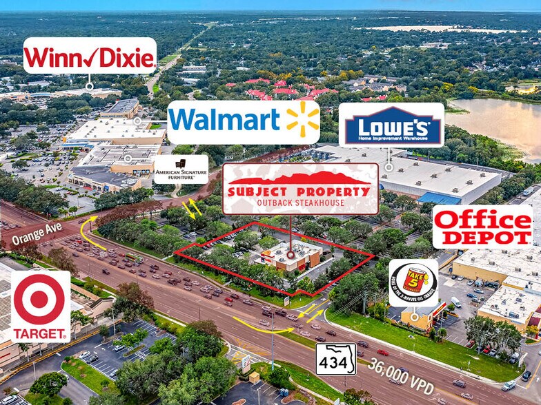 Primary Photo Of 140 N State Road 434, Altamonte Springs Restaurant For Sale