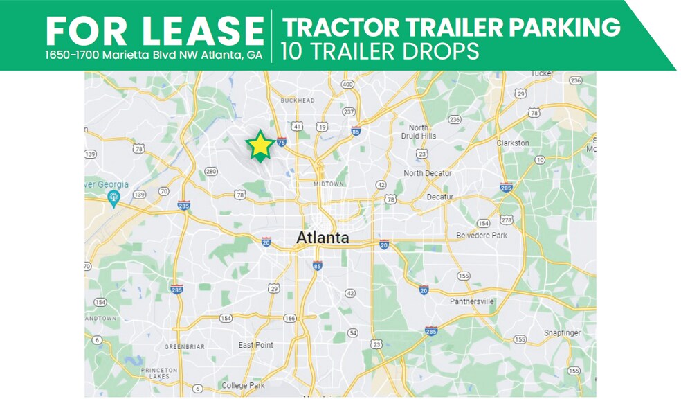 More Photos Of 1650 Marietta Blvd NW, Atlanta Parking Lot For Lease