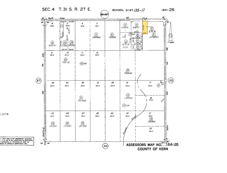 Primary Photo Of 6739 Taft Hwy, Bakersfield Land For Lease