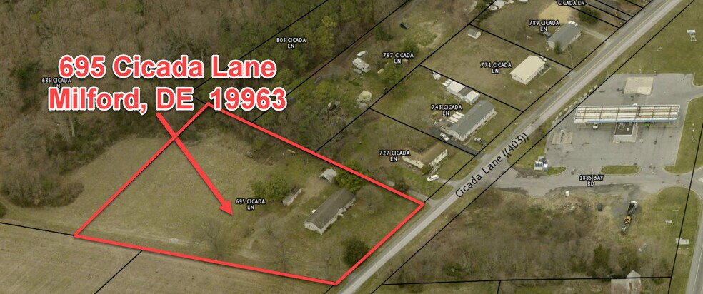 Primary Photo Of 695 Cicada Ln, Milford Land For Sale
