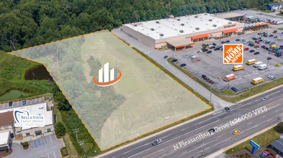 More Photos Of 2496 N Pleasantburg Dr, Greenville Land For Lease