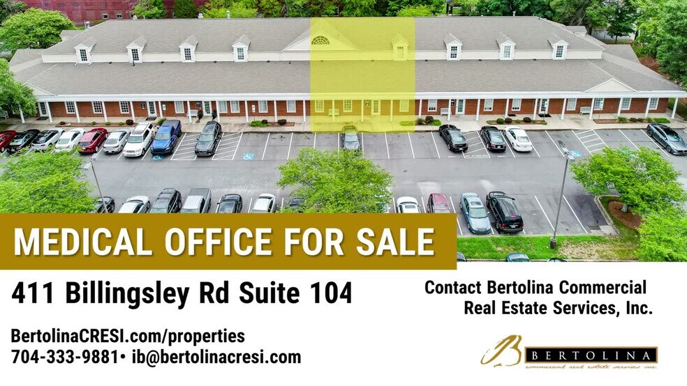 Primary Photo Of 411 Billingsley Rd, Charlotte Medical For Sale