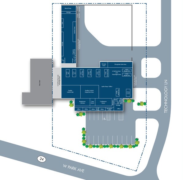 More Photos Of 3655 W Park Ave, Gray Industrial For Sale