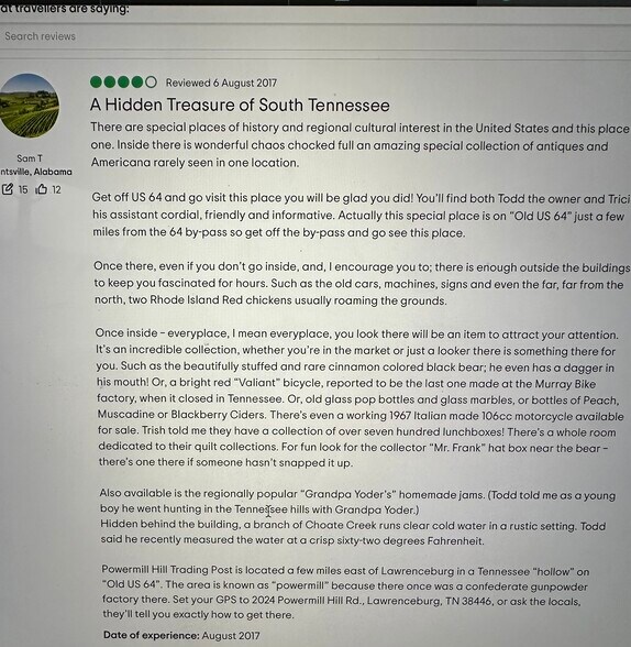 More Photos Of 2024 Powdermill Hill Rd, Lawrenceburg Storefront For Sale