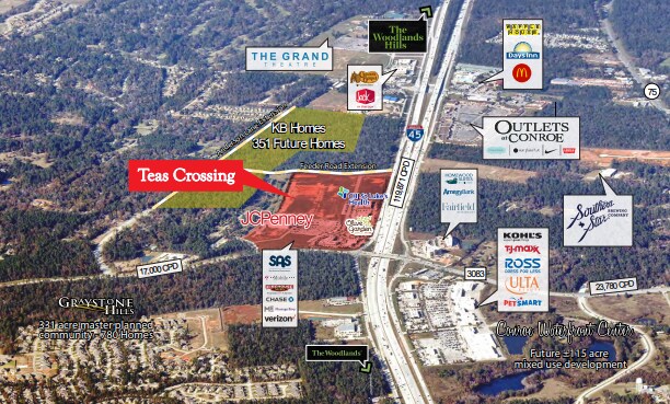 Primary Photo Of NWC I-45 & FM 3083, Conroe Land For Lease