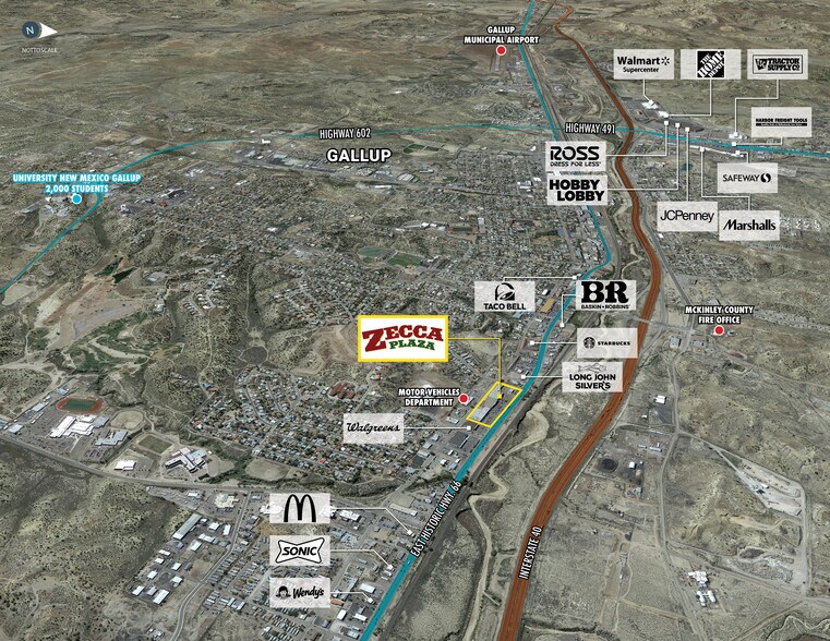 More Photos Of 1600-1800 E Historic Highway 66, Gallup Storefront For Sale