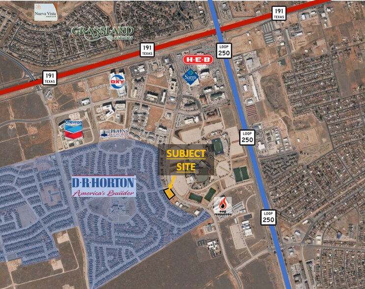 More Photos Of 607 Tradewinds Blvd, Midland Land For Lease