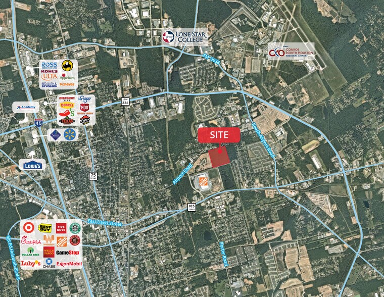 More Photos Of Butlersburg And Airport Rd, Conroe Land For Sale