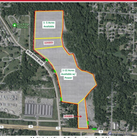 More Photos Of 2001 Blue Ridge Blvd, Independence Land For Lease
