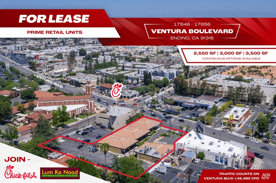 Primary Photo Of 17648-17656 Ventura Blvd, Encino Unknown For Lease