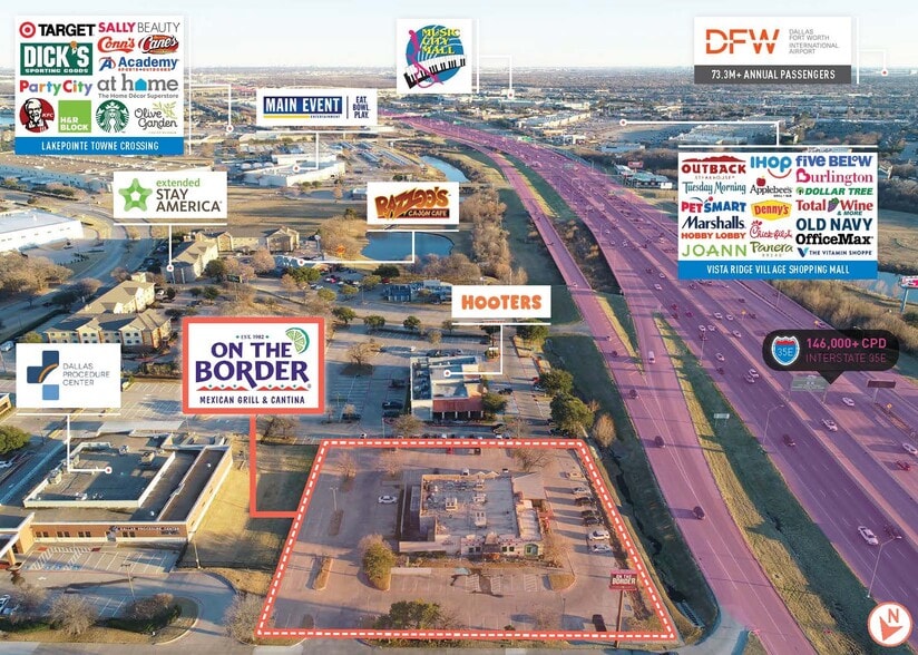 More Photos Of 1890 S Stemmons Fwy, Lewisville Restaurant For Lease