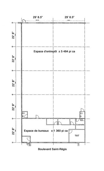 More Photos Of 1900-1950 Boul Saint-Régis, Dorval Light Distribution For Lease