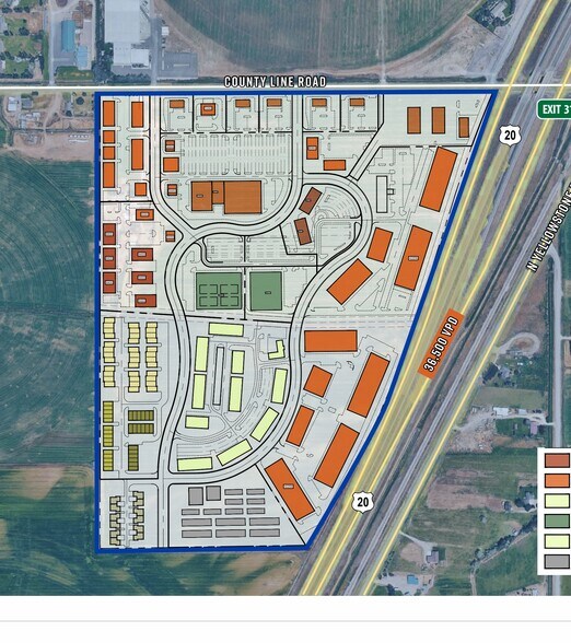 More Photos Of SWC US Highway 20 & County Line Road, Rigby Storefront For Lease