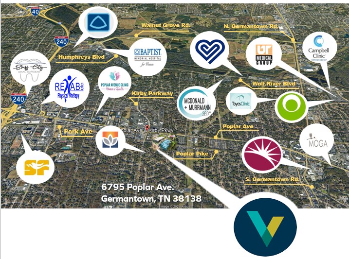 More Photos Of 6795 Poplar Ave, Germantown Office For Lease