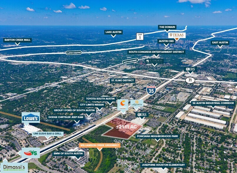 More Photos Of 5107 S Interstate 35, Austin Land For Sale
