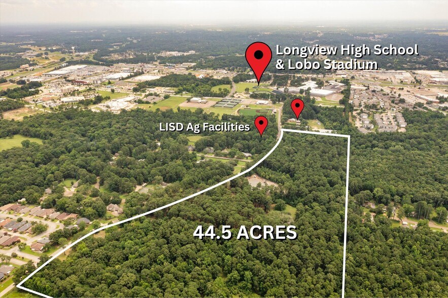 More Photos Of TBD (15.65 acres North Tract) Airline Road, Longview Land For Sale