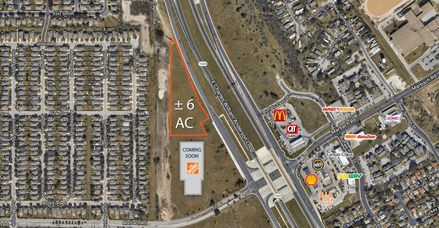Primary Photo Of Charles Williams Anderson Loop 1604 and Marbach Rd, San Antonio Land For Sale