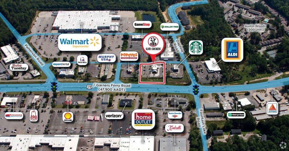 More Photos Of 7544 Garners Ferry Rd, Columbia Restaurant For Lease