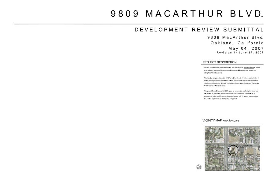 More Photos Of 9811 MacArthur Blvd, Oakland Land For Sale