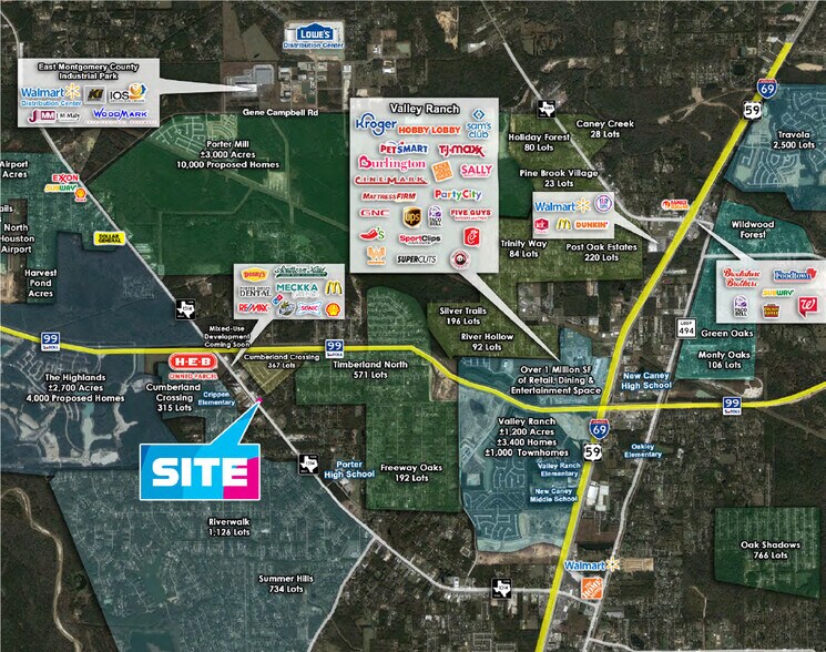 More Photos Of FM 1314 & Timberland Blvd, Porter Land For Sale