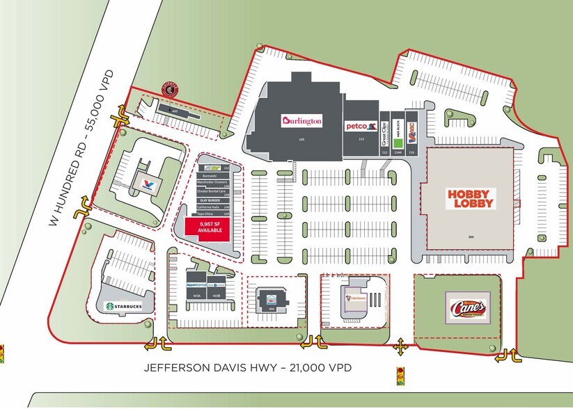 More Photos Of 12511-12525 Jefferson Davis Hwy, Chester Freestanding For Lease