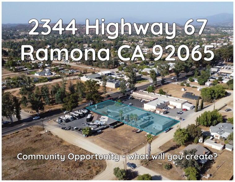 Primary Photo Of 2344 Main St, Ramona Freestanding For Lease
