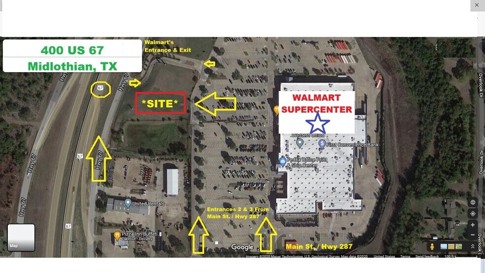 More Photos Of 400 US HWY 67, Midlothian Land For Lease