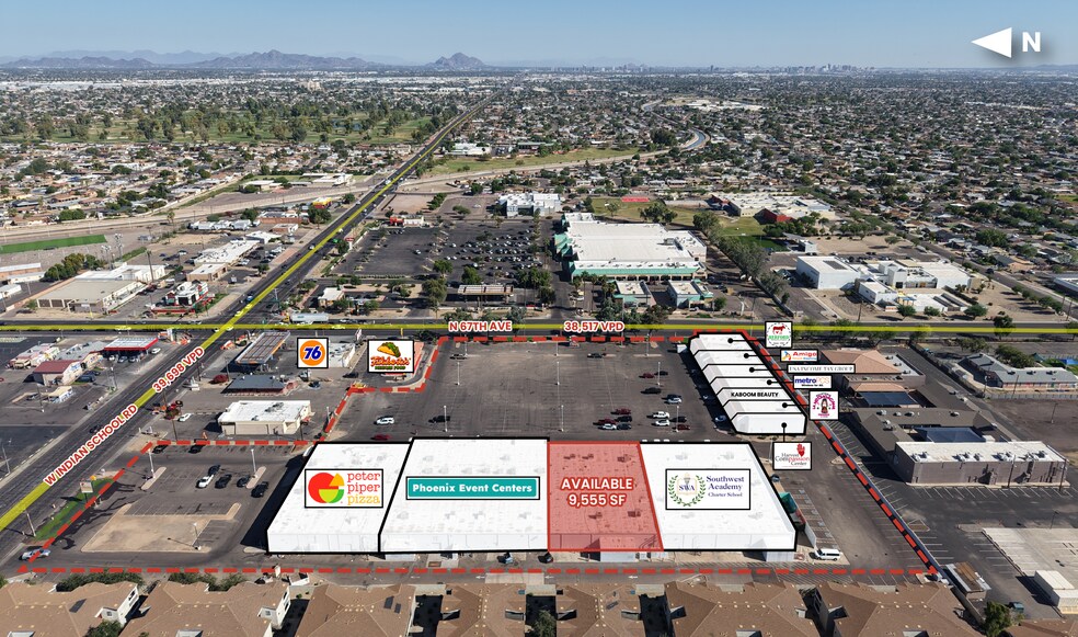 More Photos Of 4002-4024 N 67th Ave, Phoenix Storefront For Lease