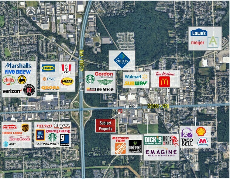 More Photos Of 39895 Ford Rd, Canton General Retail For Sale