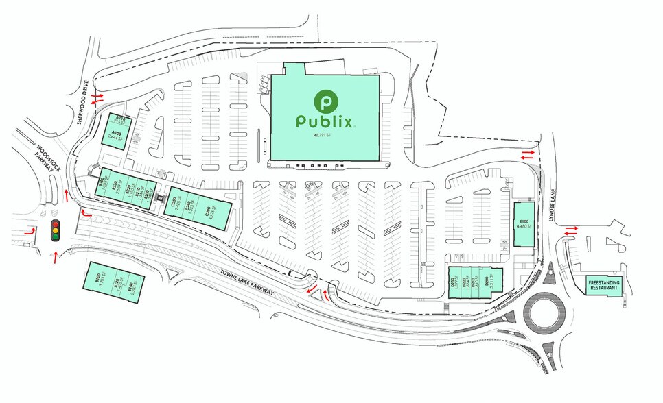 More Photos Of 0 Towne Lake Pky, Woodstock Unknown For Lease