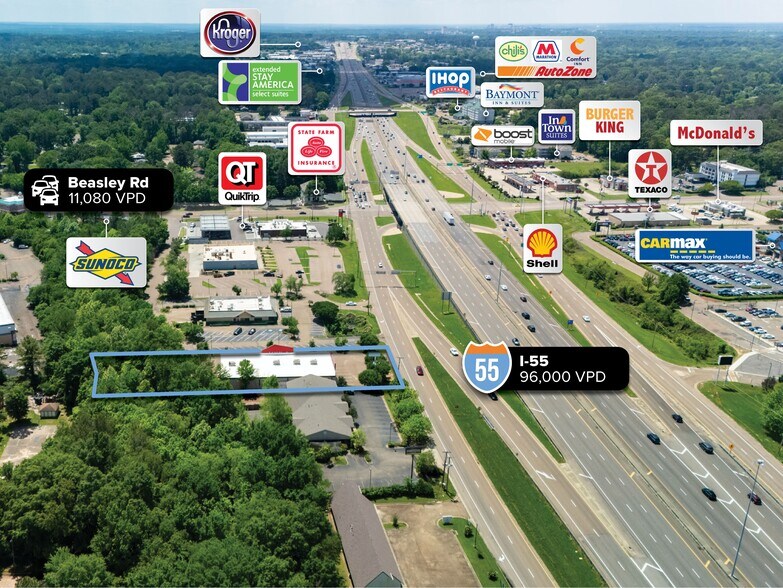 More Photos Of 6036 I-55, Jackson Freestanding For Sale