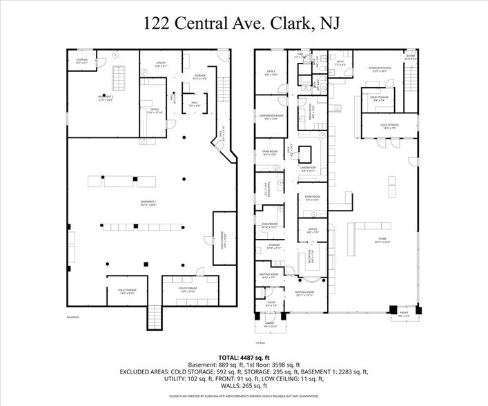 More Photos Of 122 Central Ave, Clark Storefront Retail Office For Sale