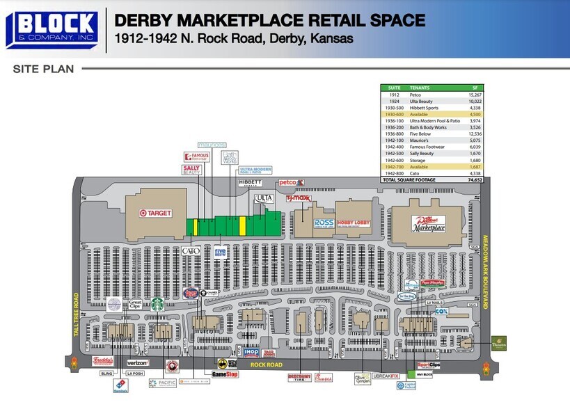 More Photos Of 1930-1942 N Rock Rd, Derby Storefront For Lease