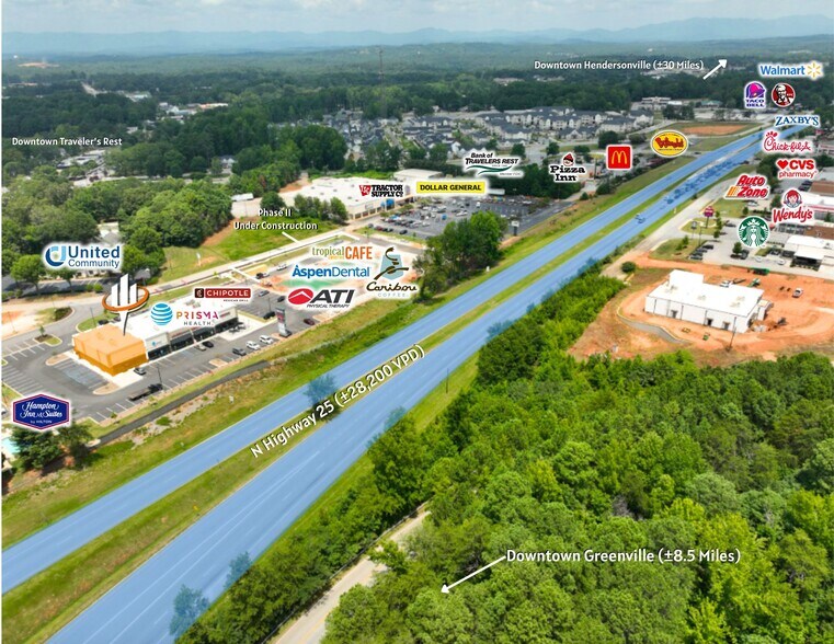 More Photos Of 571 Roe Center, Travelers Rest General Retail For Lease