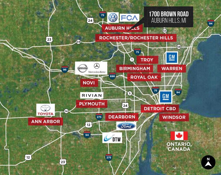 More Photos Of 1700 Brown Rd, Auburn Hills Warehouse For Sale