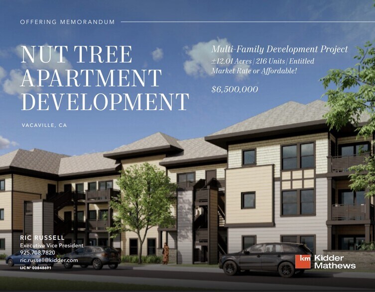 More Photos Of Nut Tree Apartment Development, Vacaville Land For Sale