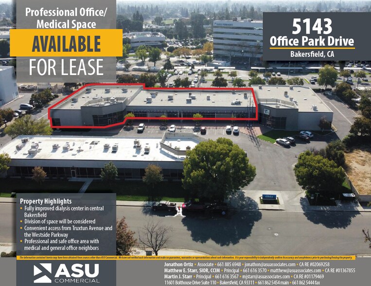 Primary Photo Of 5123-5143 Office Park Dr, Bakersfield Office For Lease