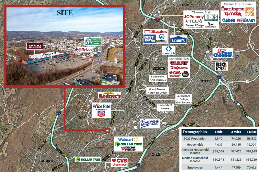 More Photos Of 1510 S Main Ave, Scranton Supermarket For Lease