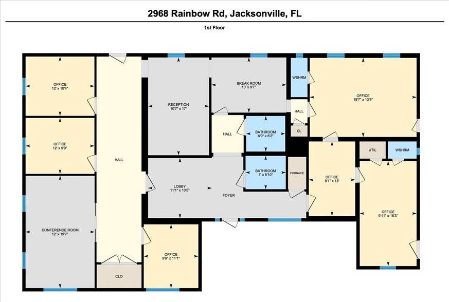 More Photos Of 2968 Rainbow Rd, Jacksonville Medical For Sale