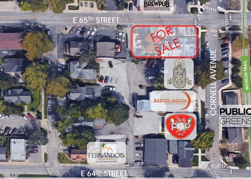 More Photos Of 6420 Cornell Ave, Indianapolis Freestanding For Lease